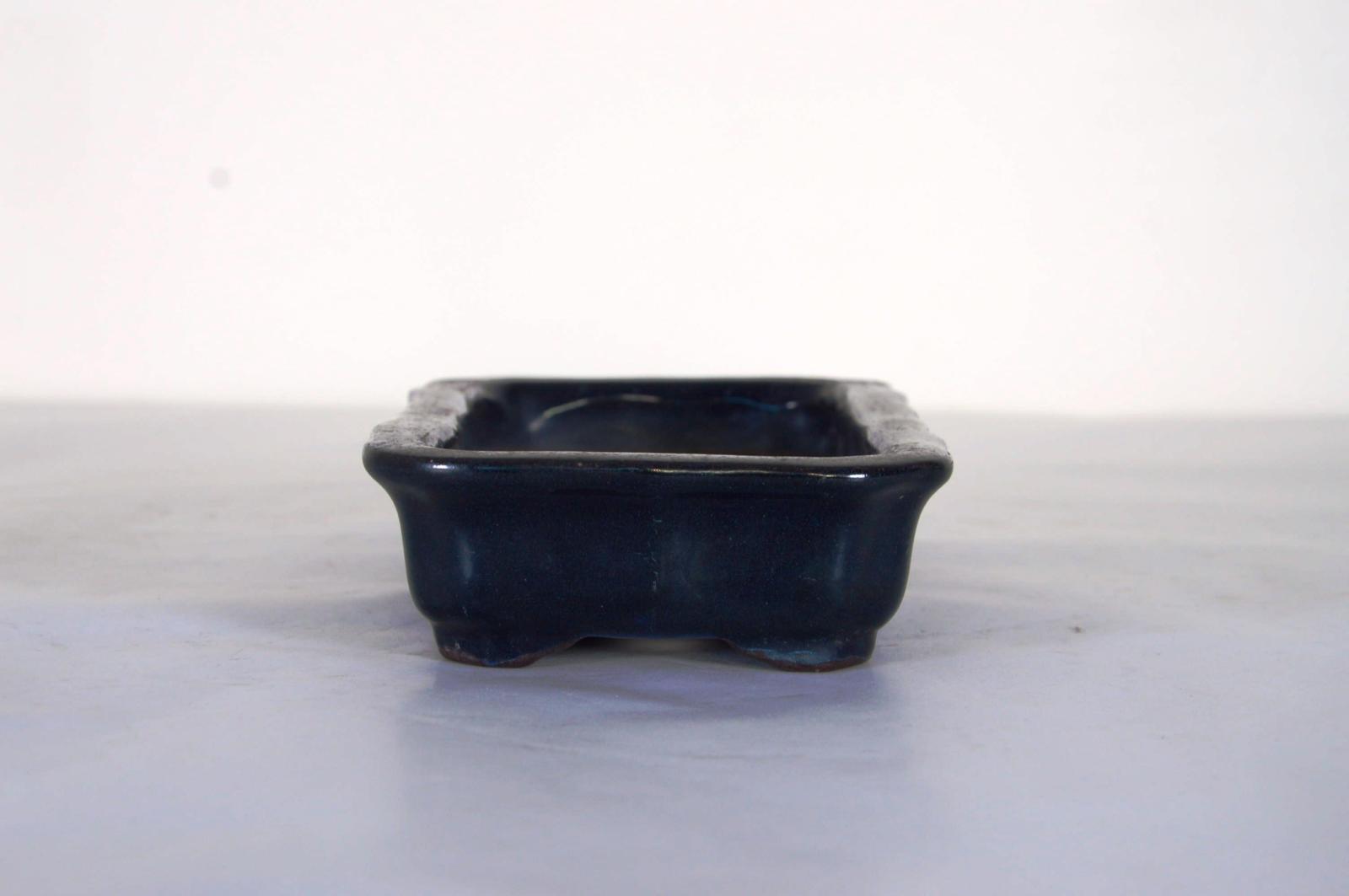 Vaso Per Bonsai Tokoname Giapponese - Vaso Da Coltivazione In Ceramica, 15.5 X 7.0 Cm, Con Foro Di Scarico
