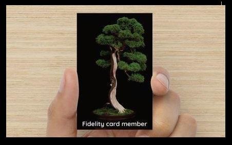 CARTA PIANURABONSAI - FIDELITY CARD